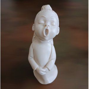 BIANCHI G. RUGGERI Singing Angel Resin Figurine Made In ITALY VINTAGE